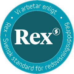 Vi arbetar enligt Rex